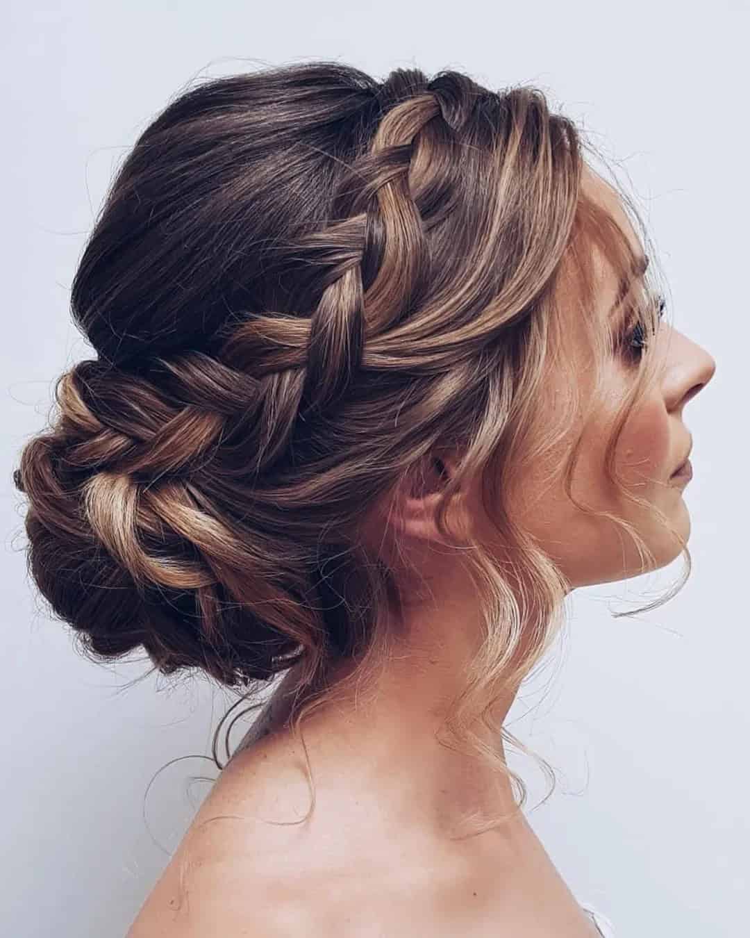 Wedding Hairstyles For Medium Hair With Braids