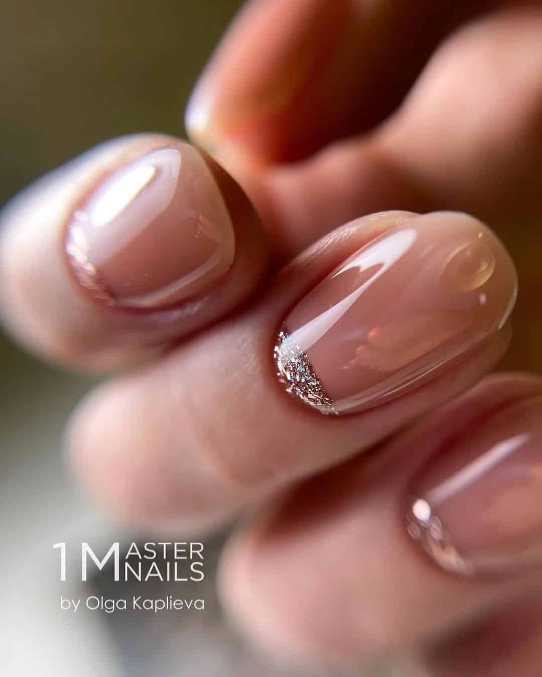 Elegant Rose Gold Nails