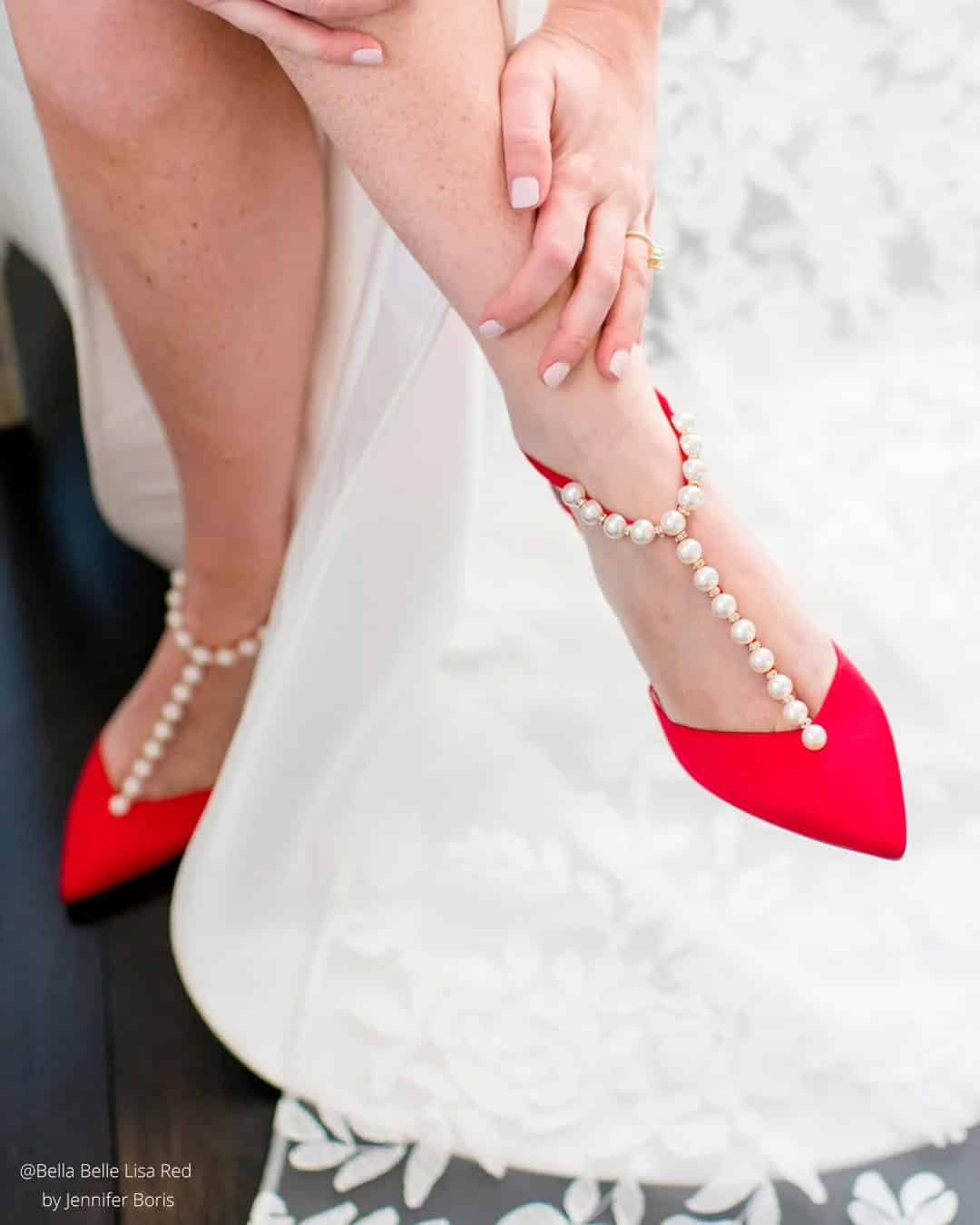 Red Wedding Shoes