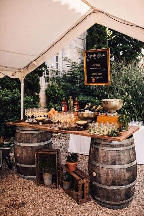 Barrel bar