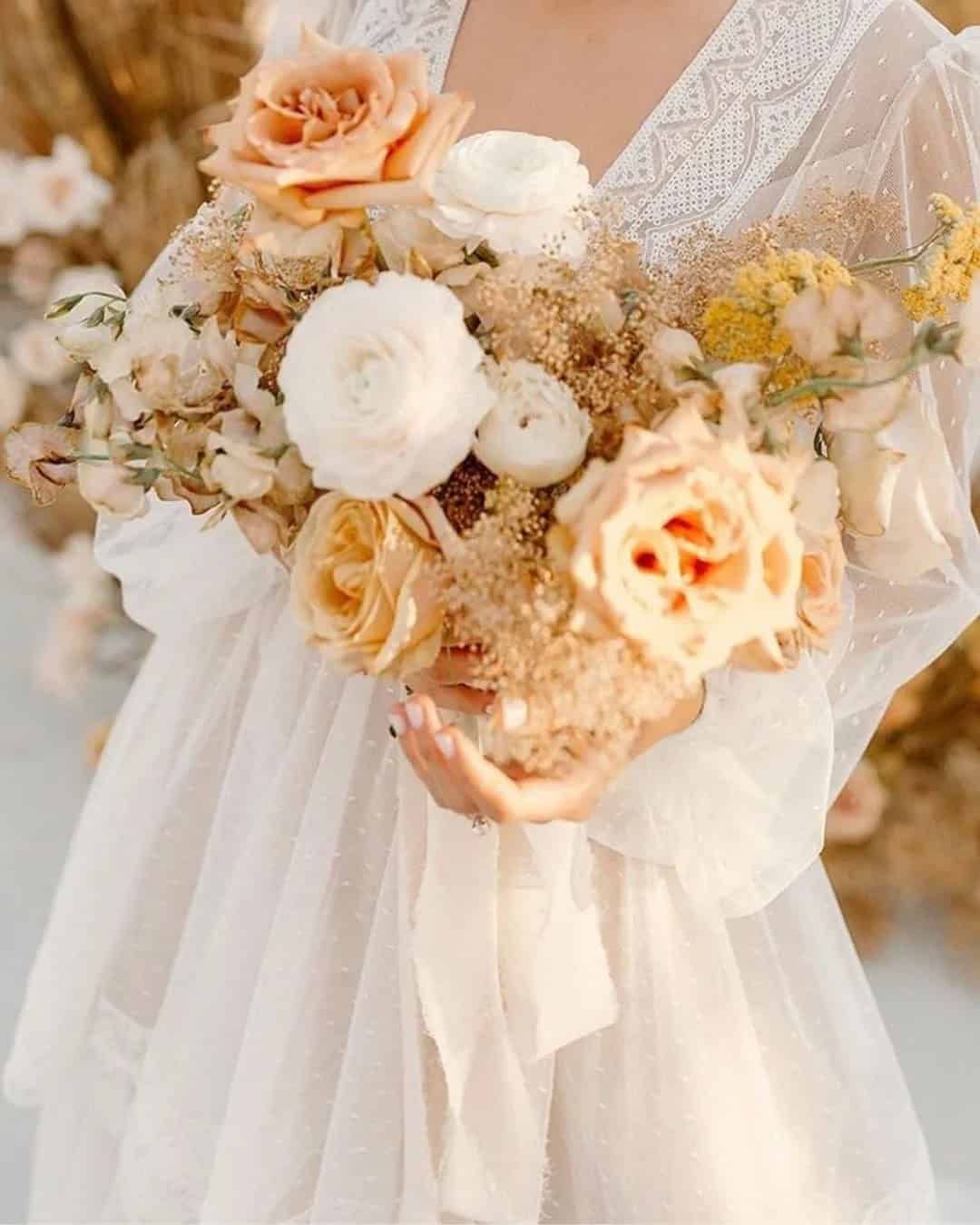 Bright Bouquets for the Boho Bridesmaid