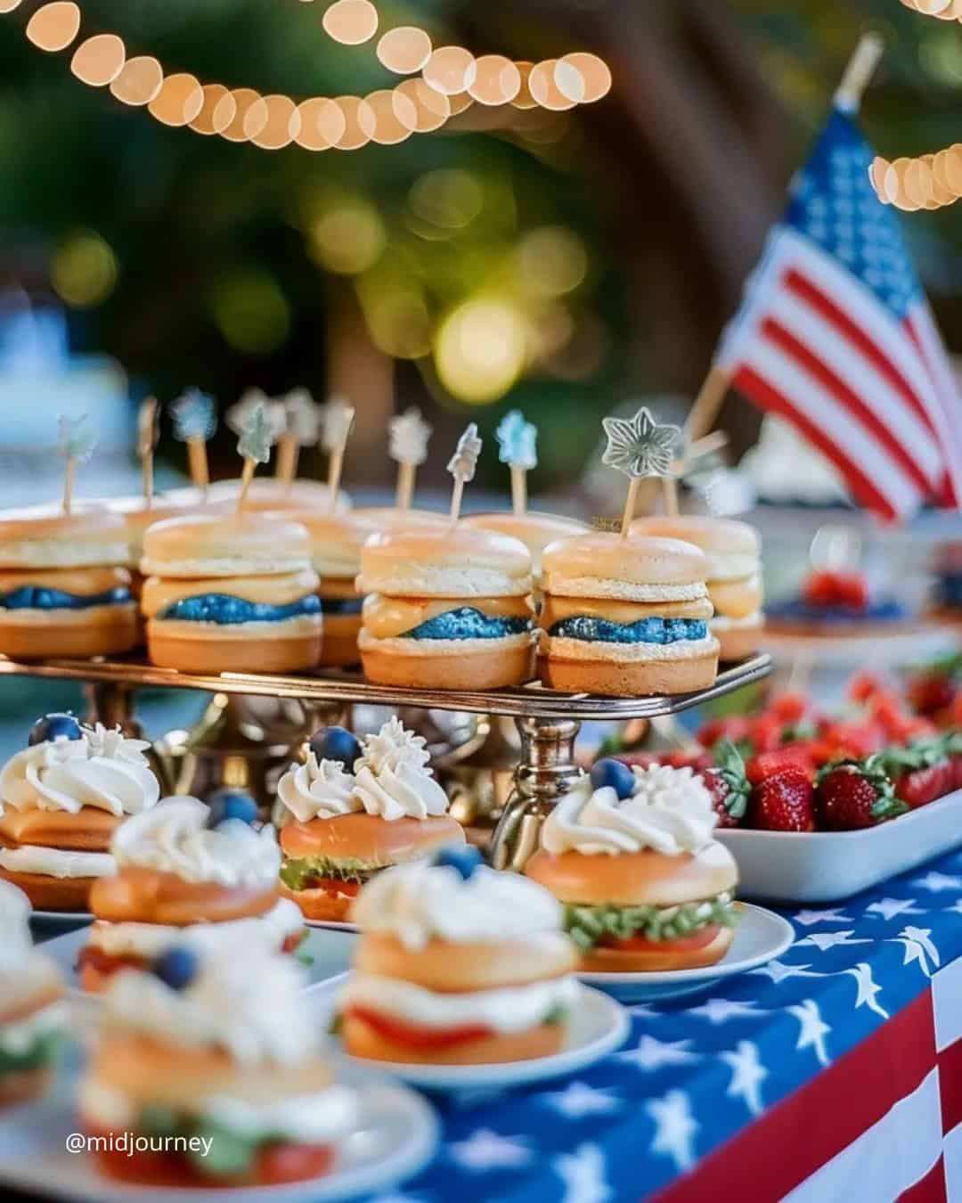 4th July Wedding Food