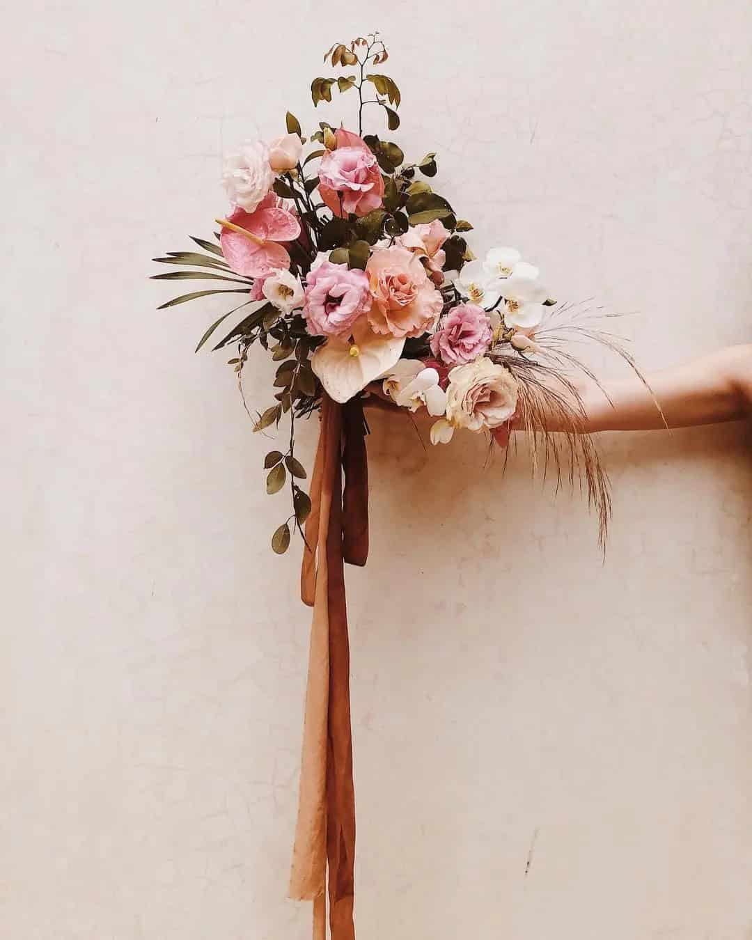 Bohemian Flower Girl Bouquets