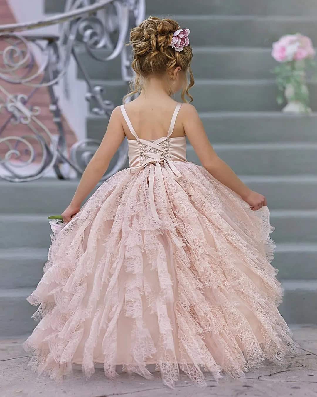 Blush Flower Girl Dresses