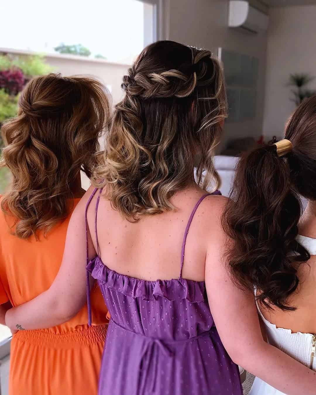 Bridesmaid’s Hairstyles for Summer Wedding