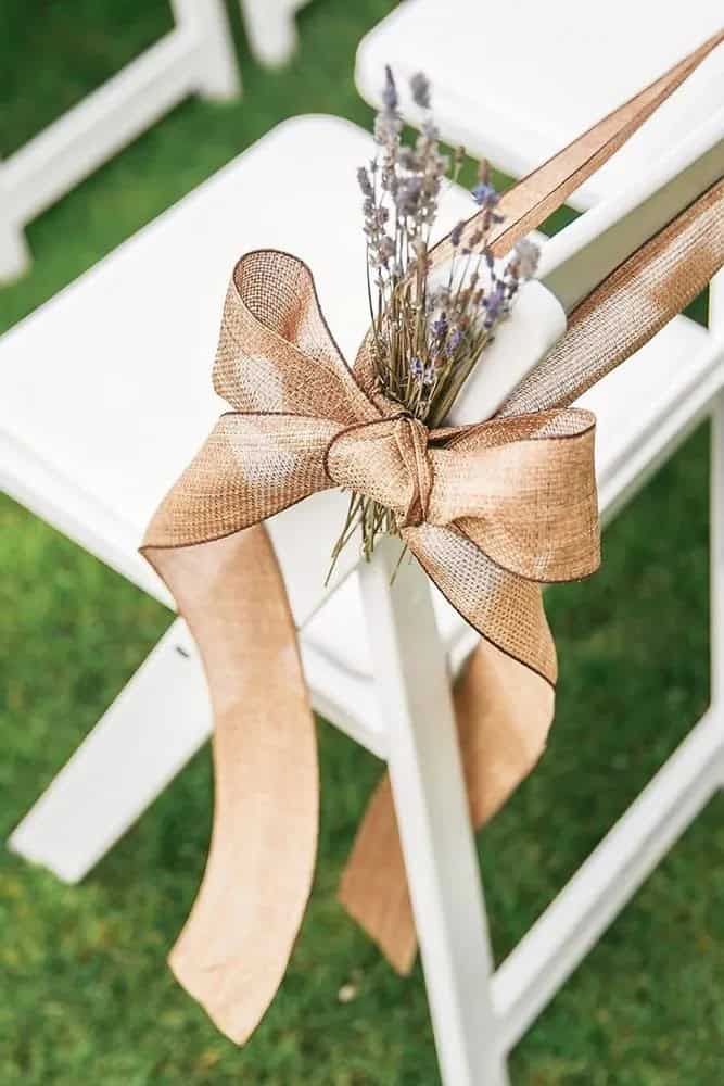 Wedding Chairs Decor with Lace