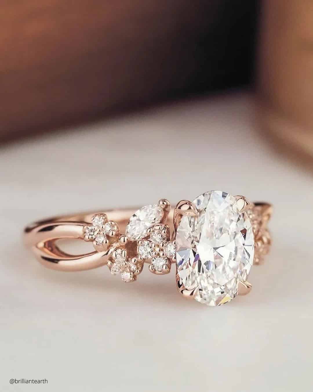 Rose Gold Engagement Rings For Women