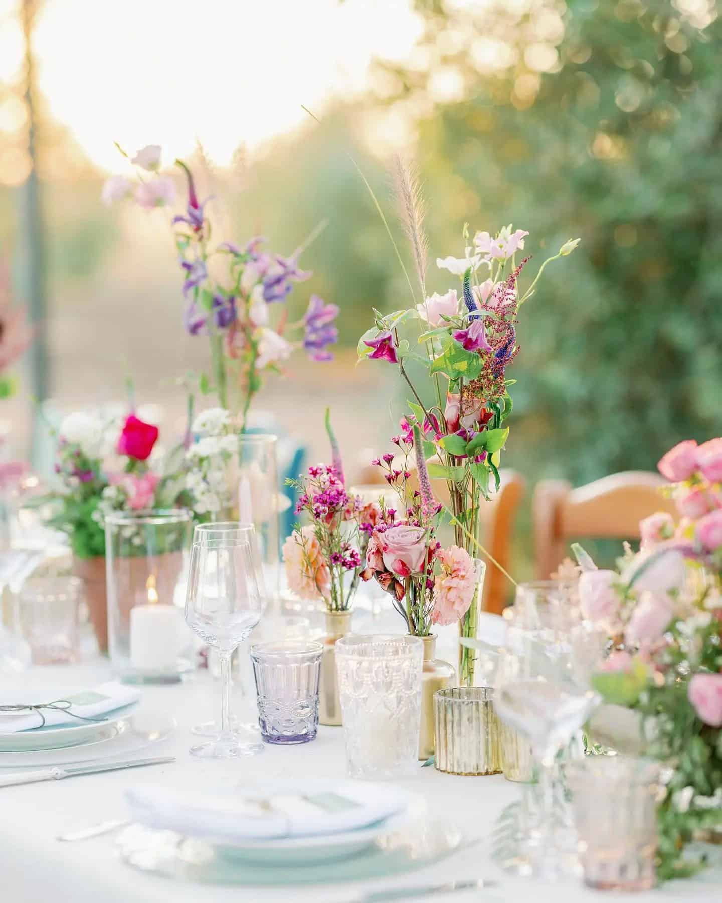 Bottles Centerpieces