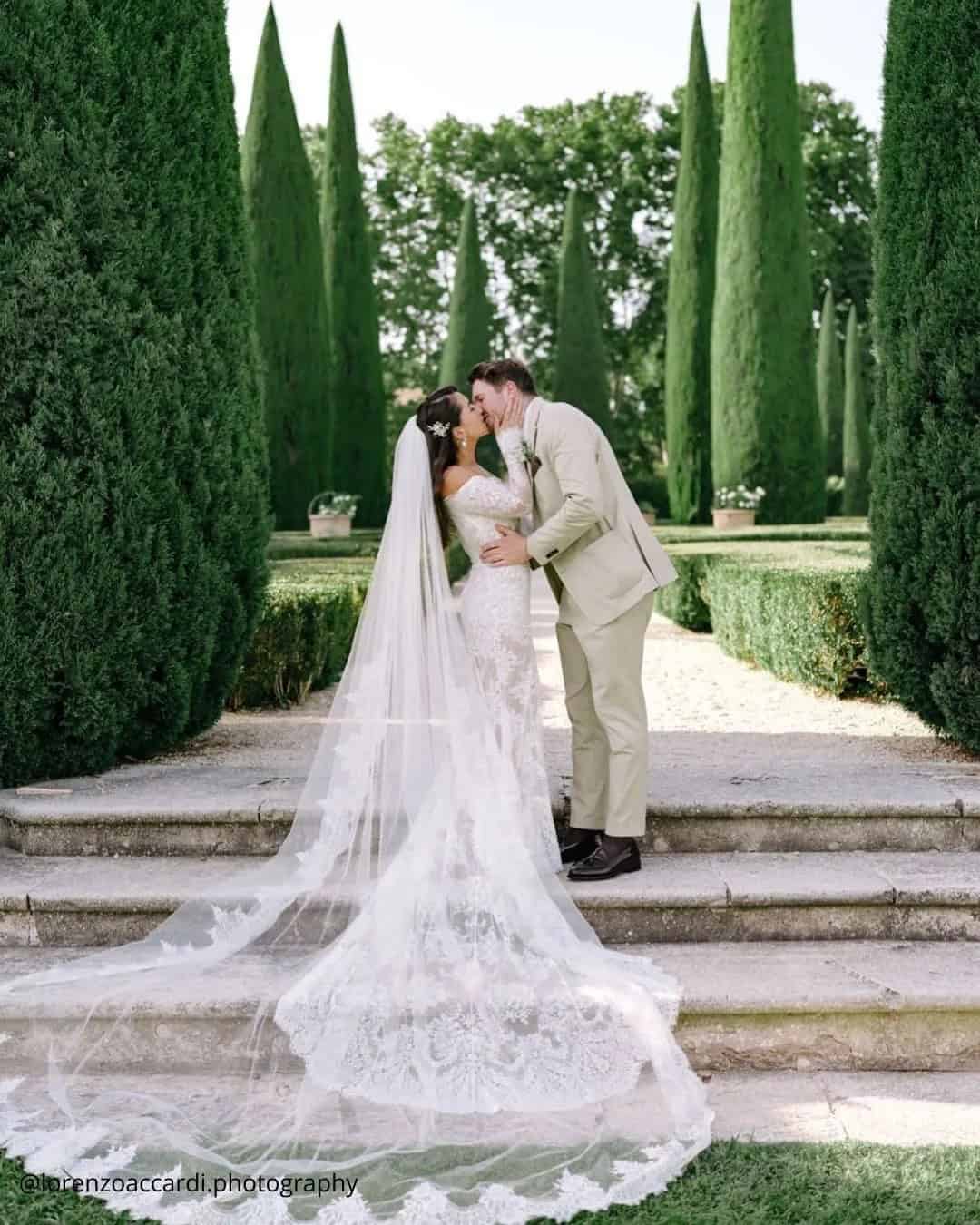 Gentle Wedding Kiss