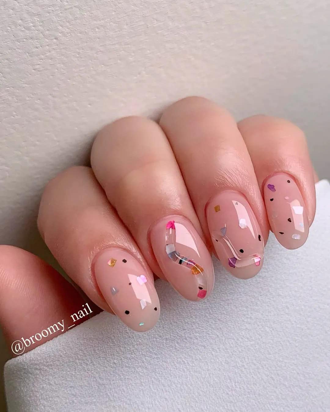 Cute Fall Wedding Nails