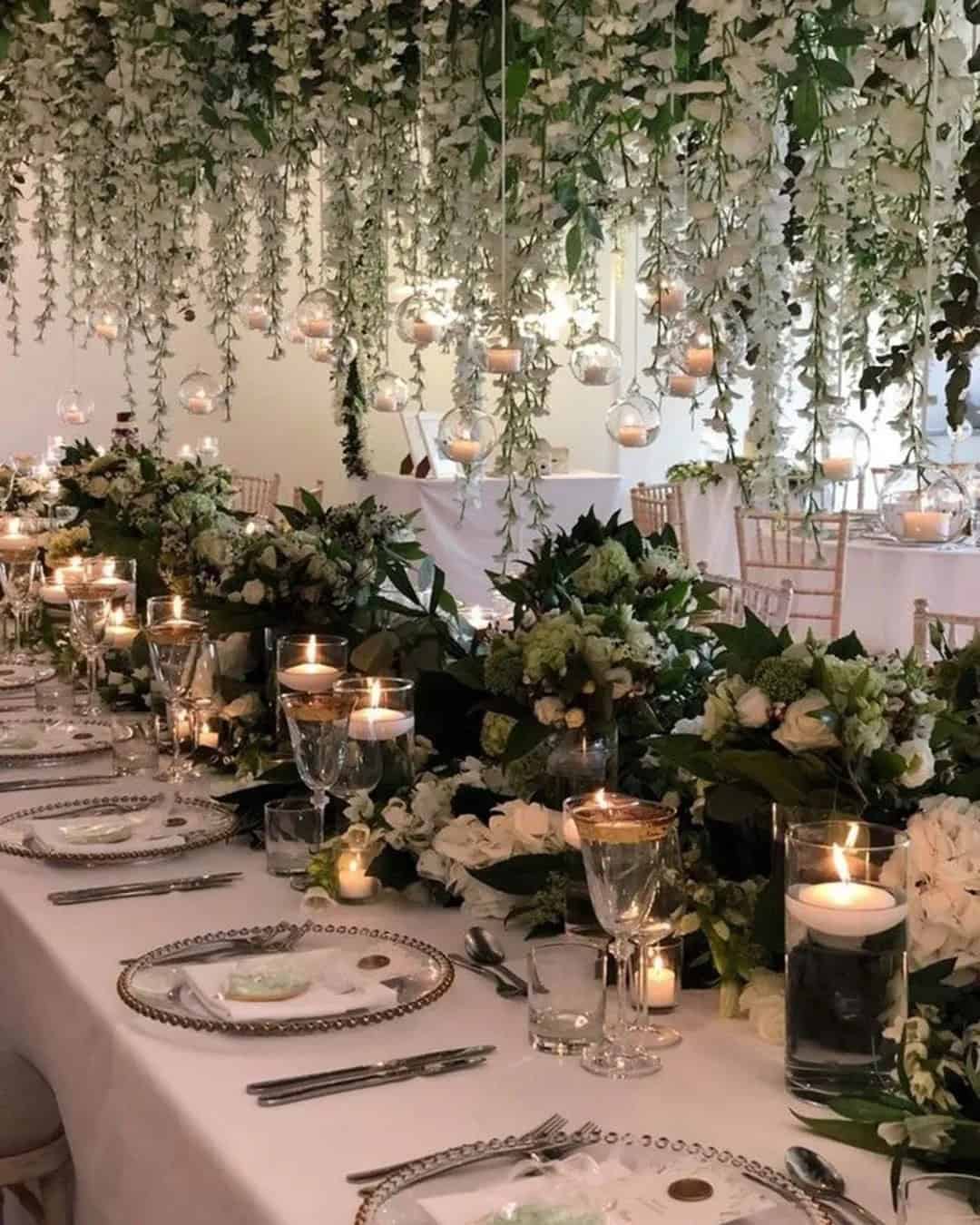 Greenery Wedding Receptions Decor