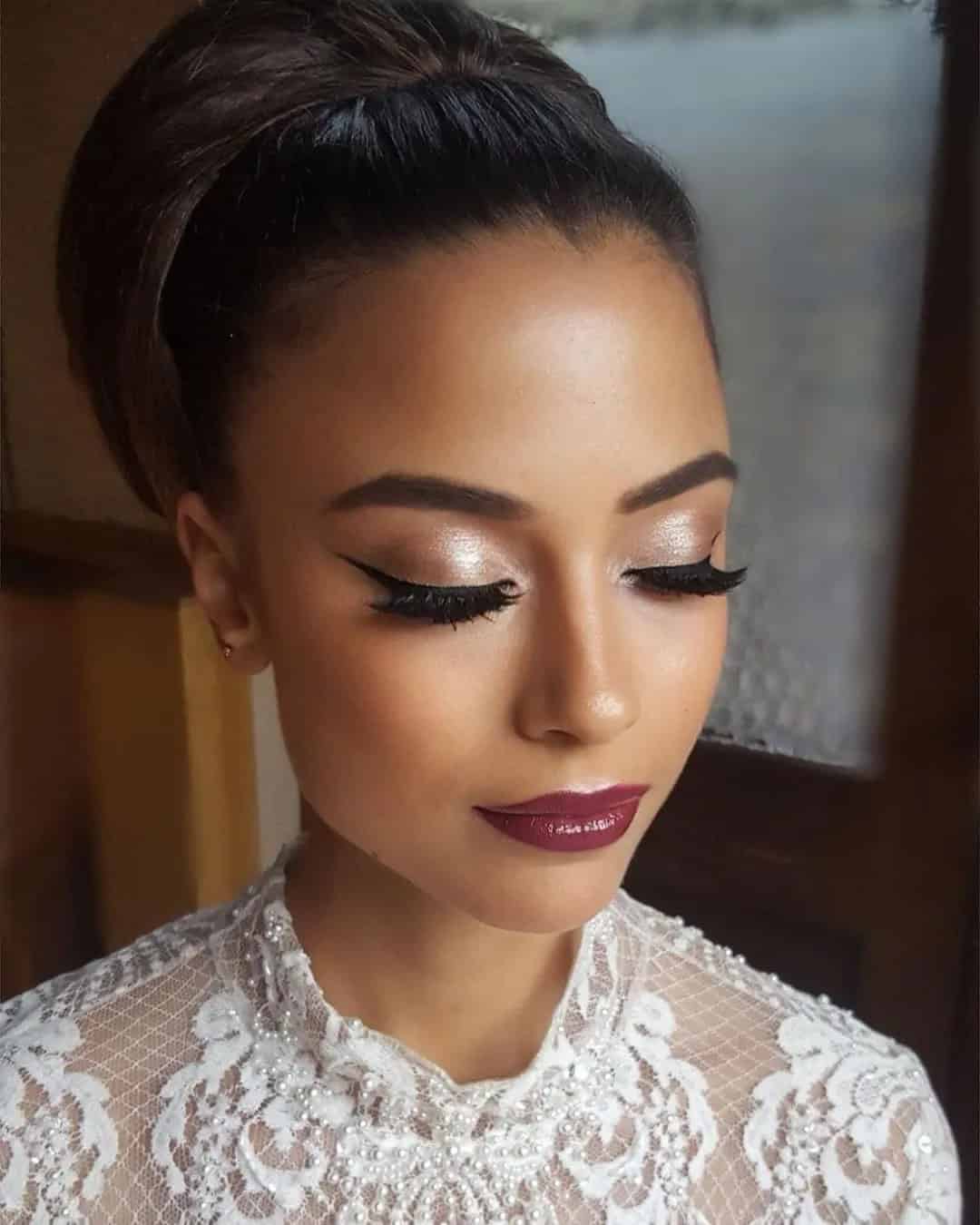 Dramatic Looks For A Bride