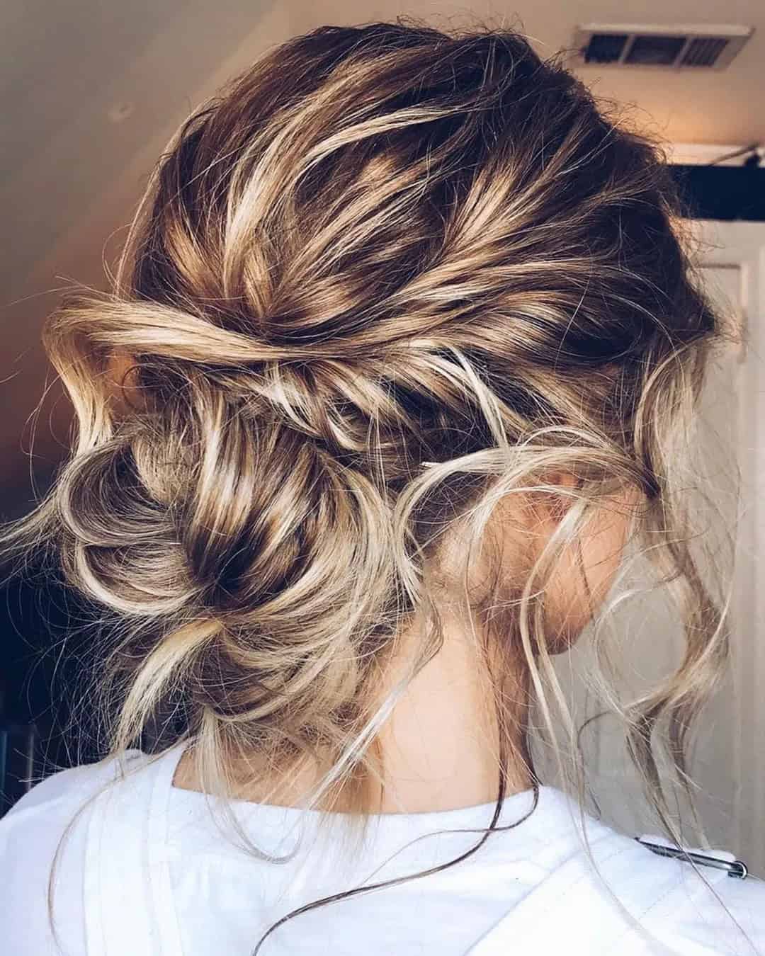 Messy Updos For Short Hair