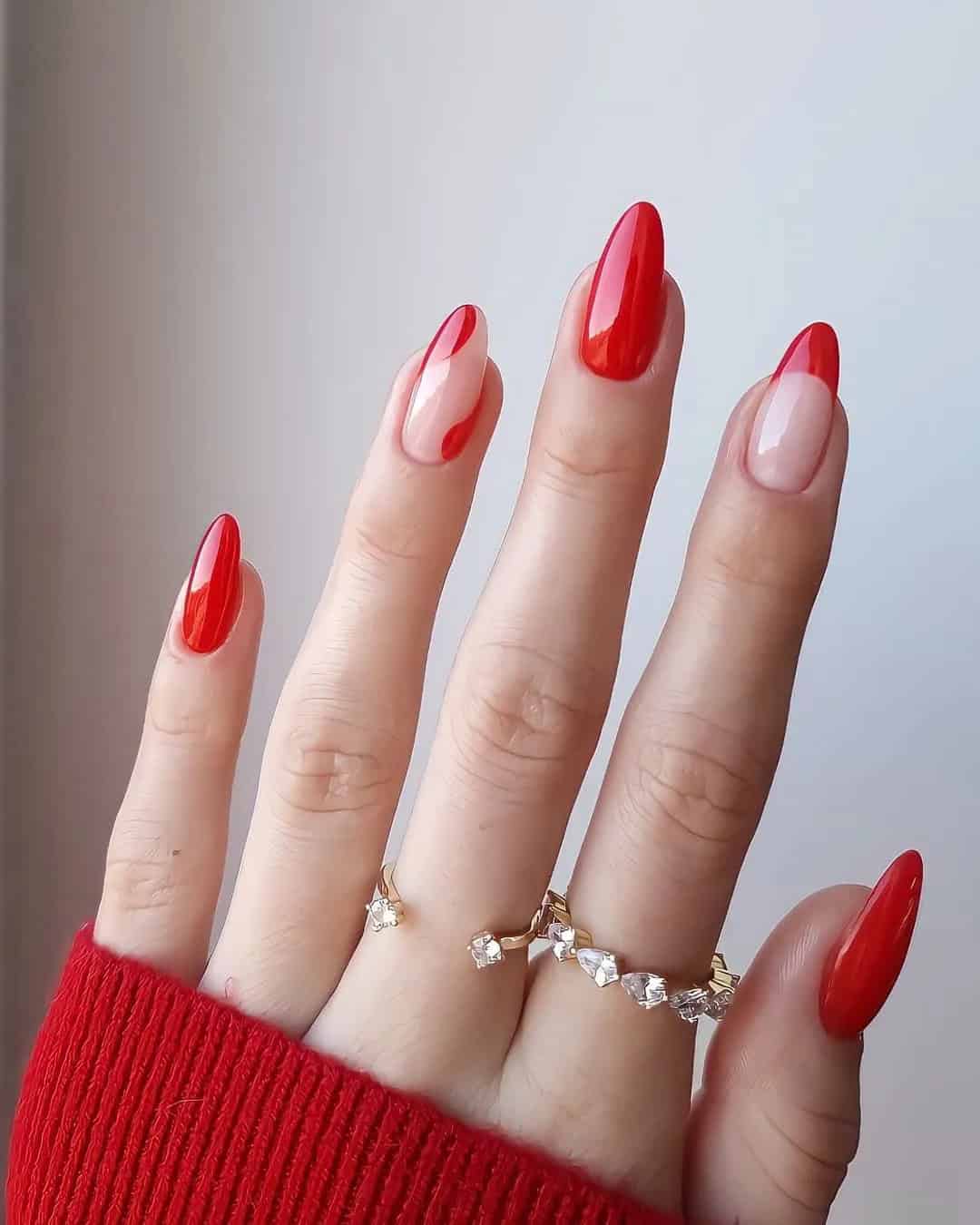 Red Wedding Guests Nails