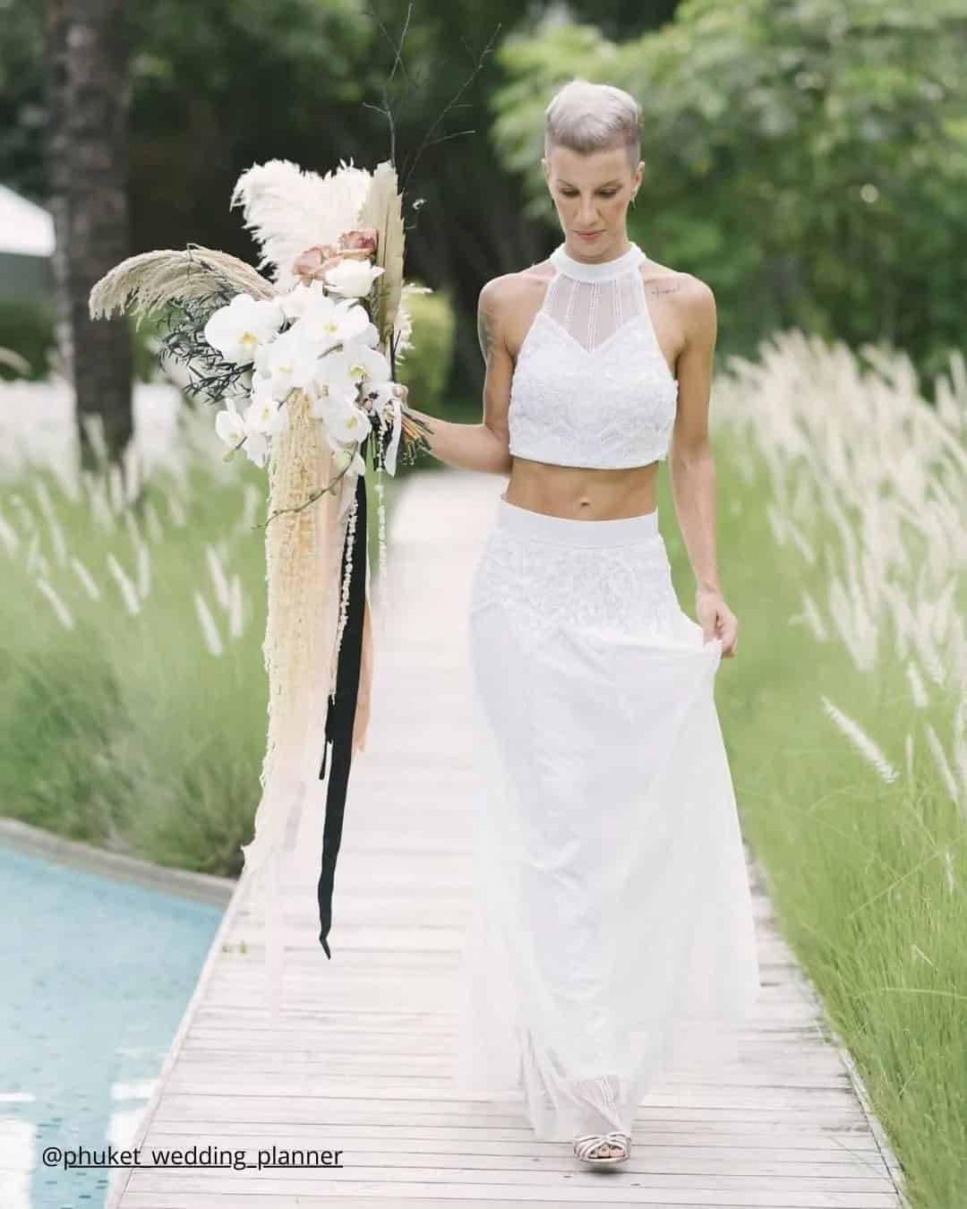 Black And White Wedding Bouquets