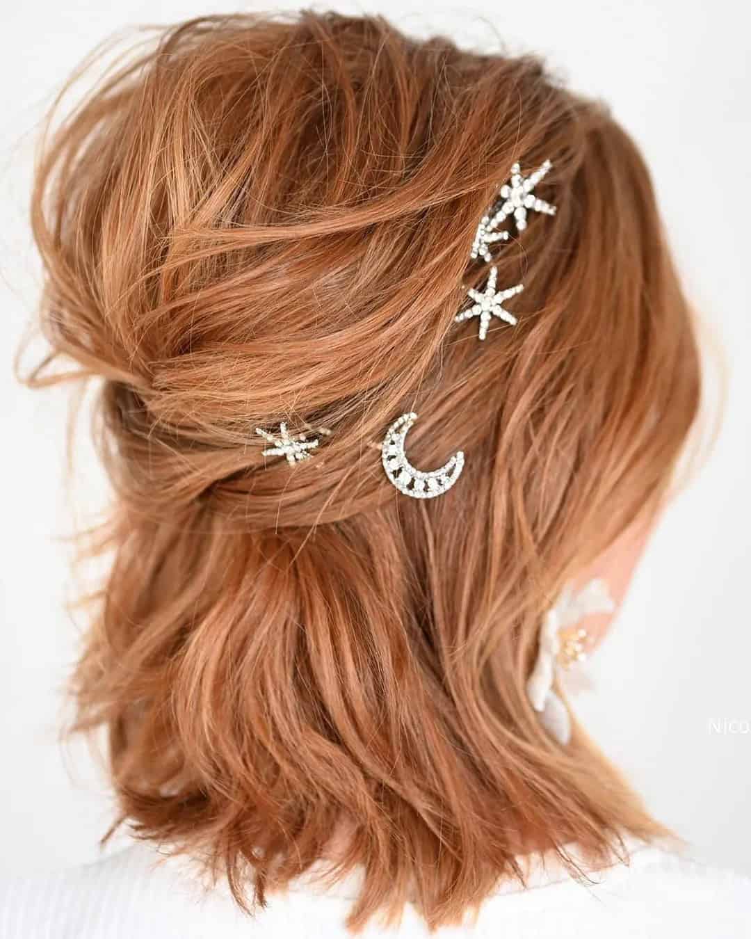 Fall Wedding Short Hairstyles