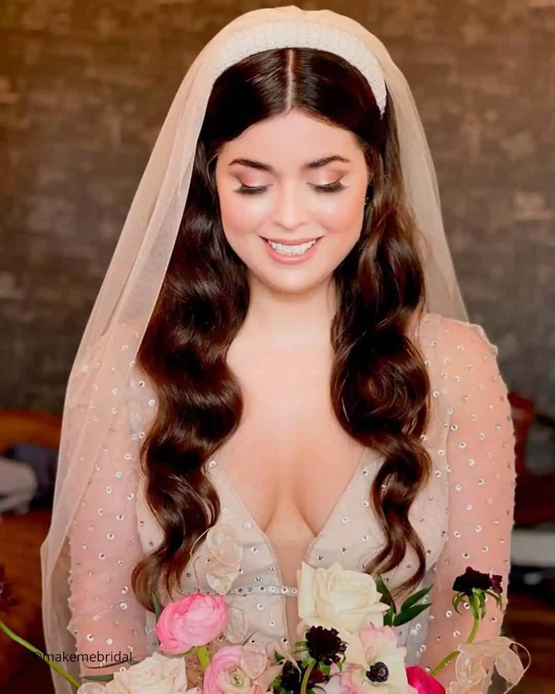 Hairstyles With Headband And Veil