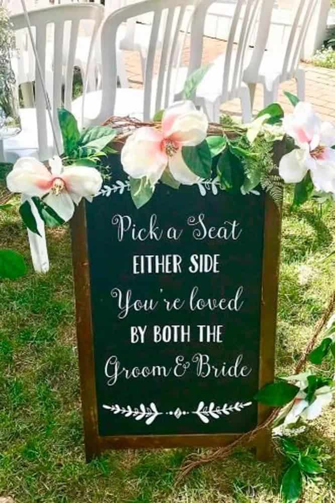 Wedding Sign Ideas