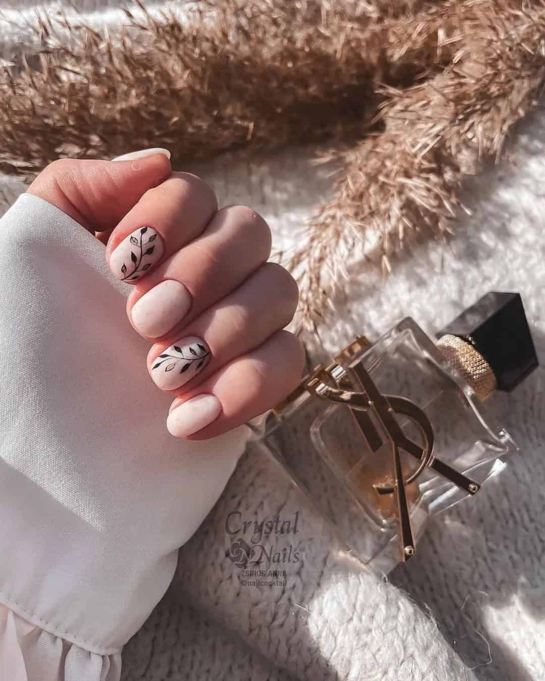 Short Wedding Nails