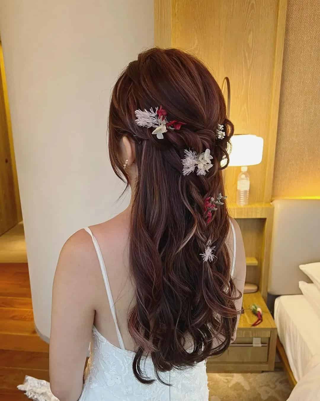 Asian Wedding Braid Hairstyles