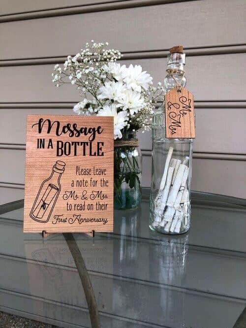 Message in a Bottle Guest Book