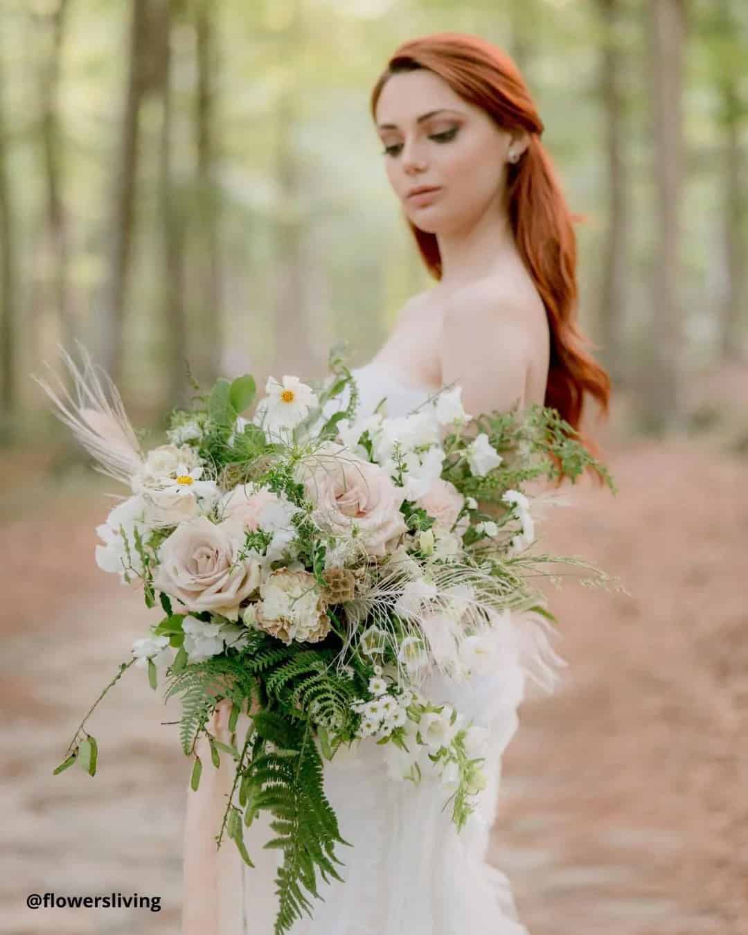 Beautiful White Wedding Bouquets