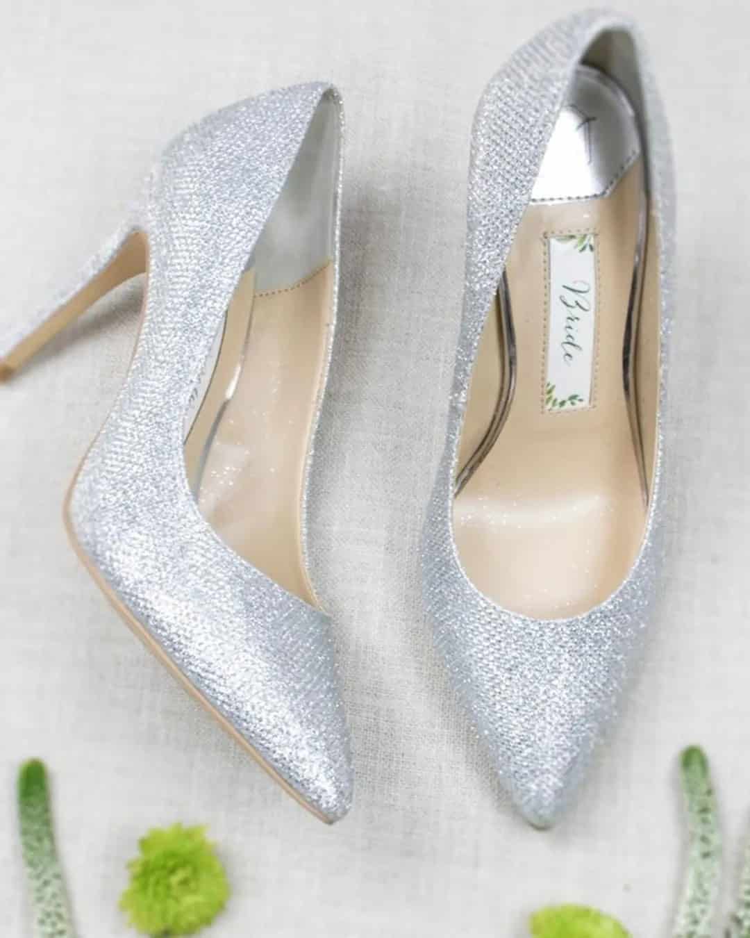 Wide Fit Wedding Shoes Sparkly