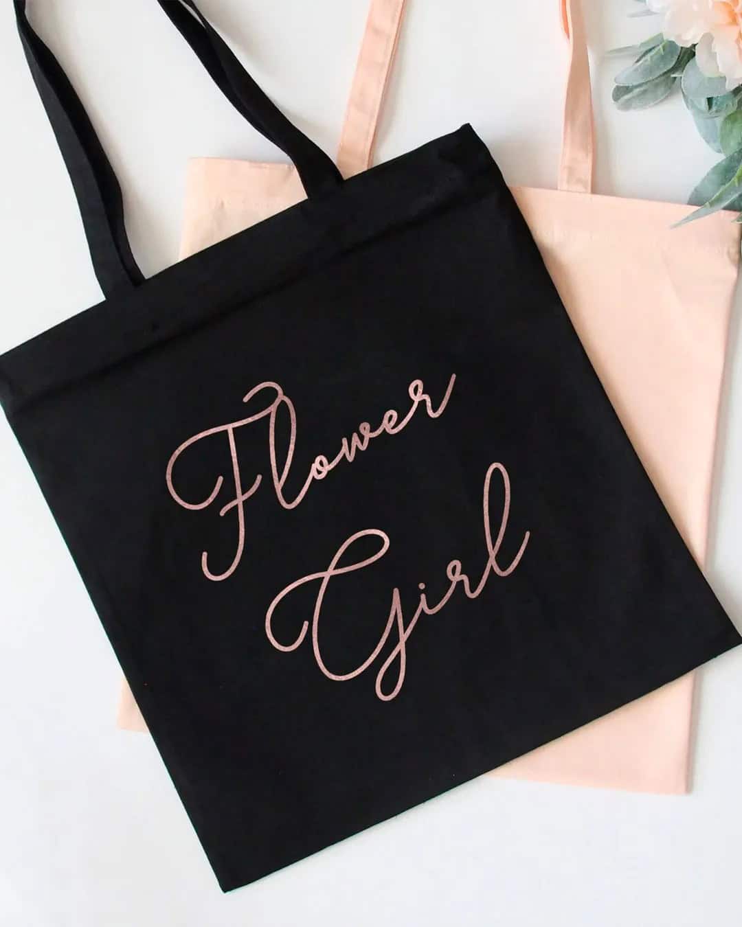 Flower Girl Tote Bag