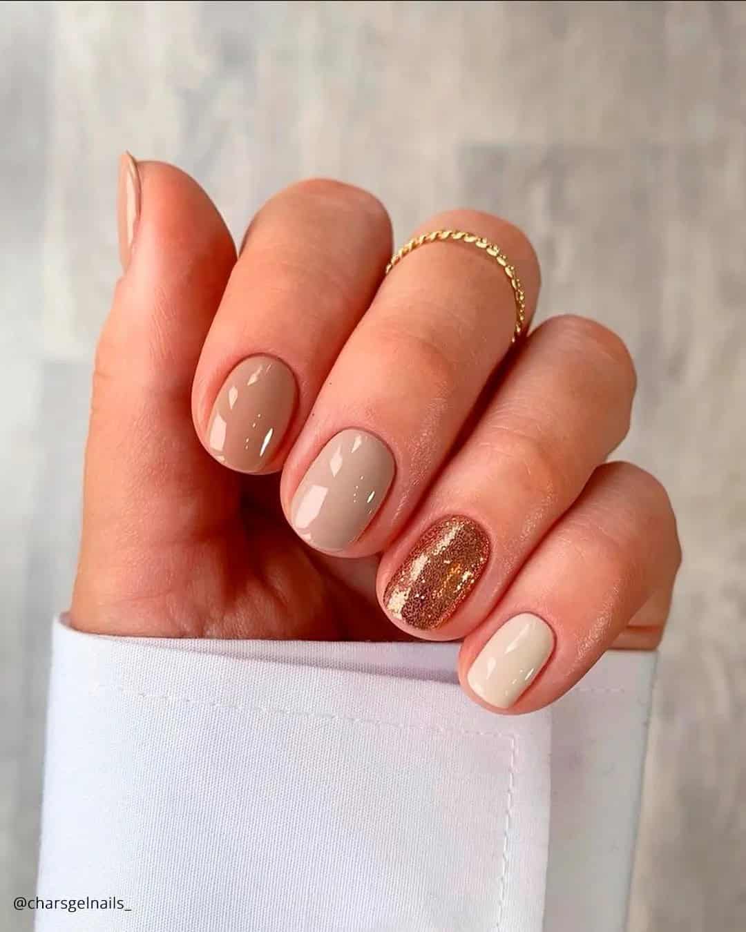 Fall Wedding Guest Nails