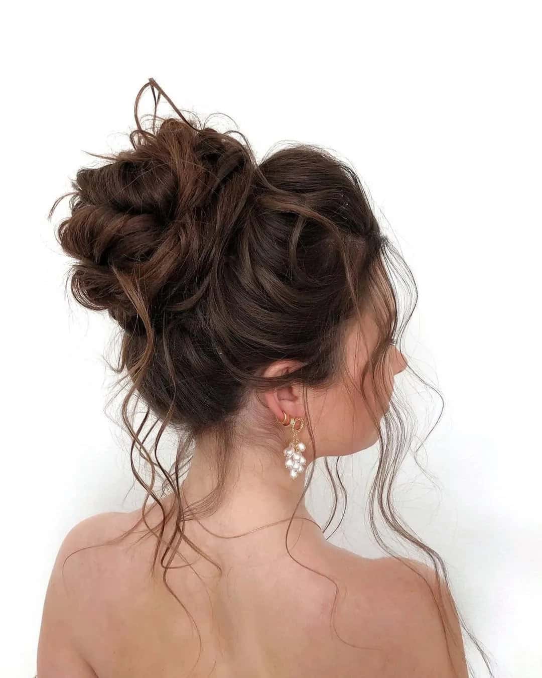 Exquisite High Wedding Updos For Long Hair