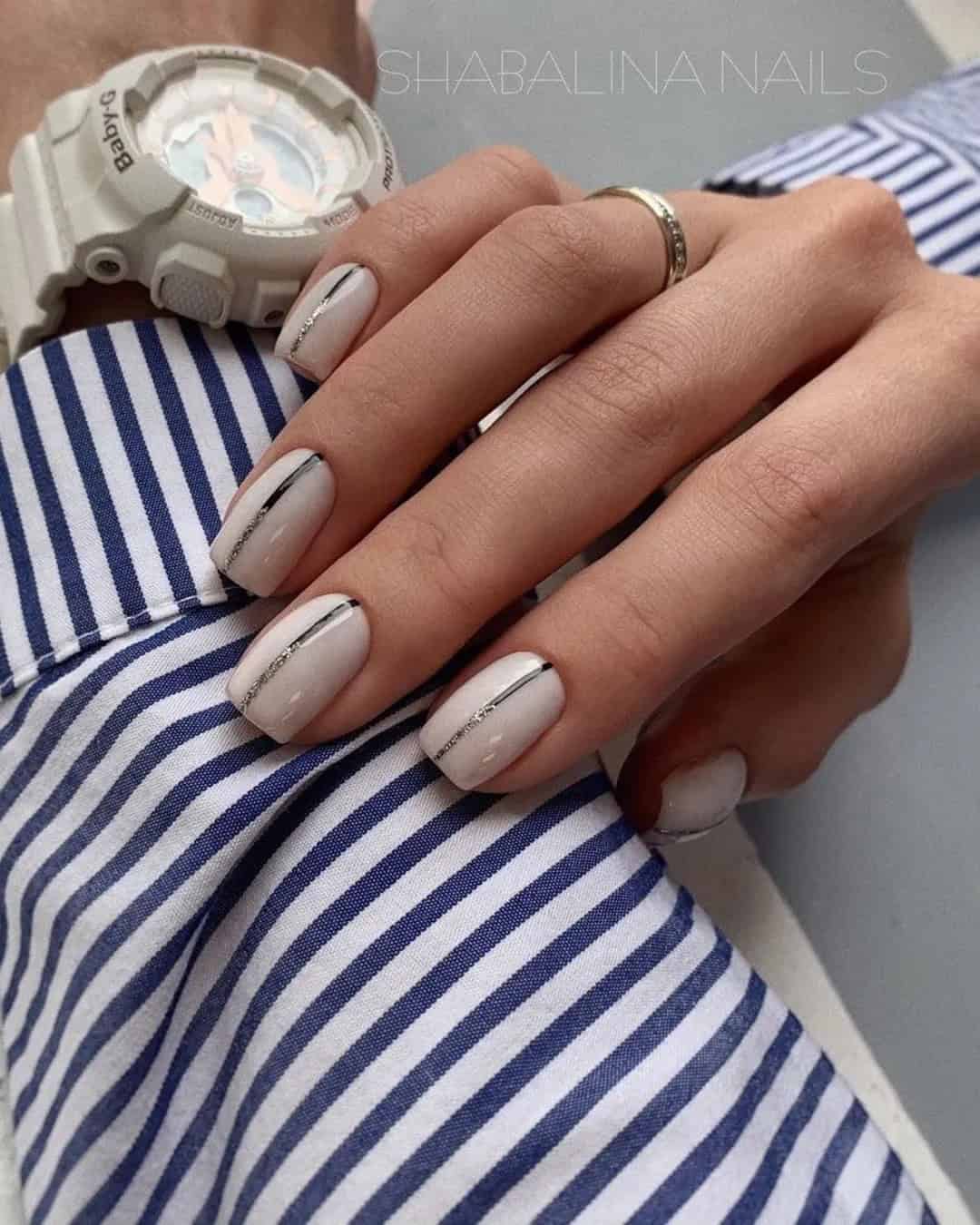 Short Wedding Nails