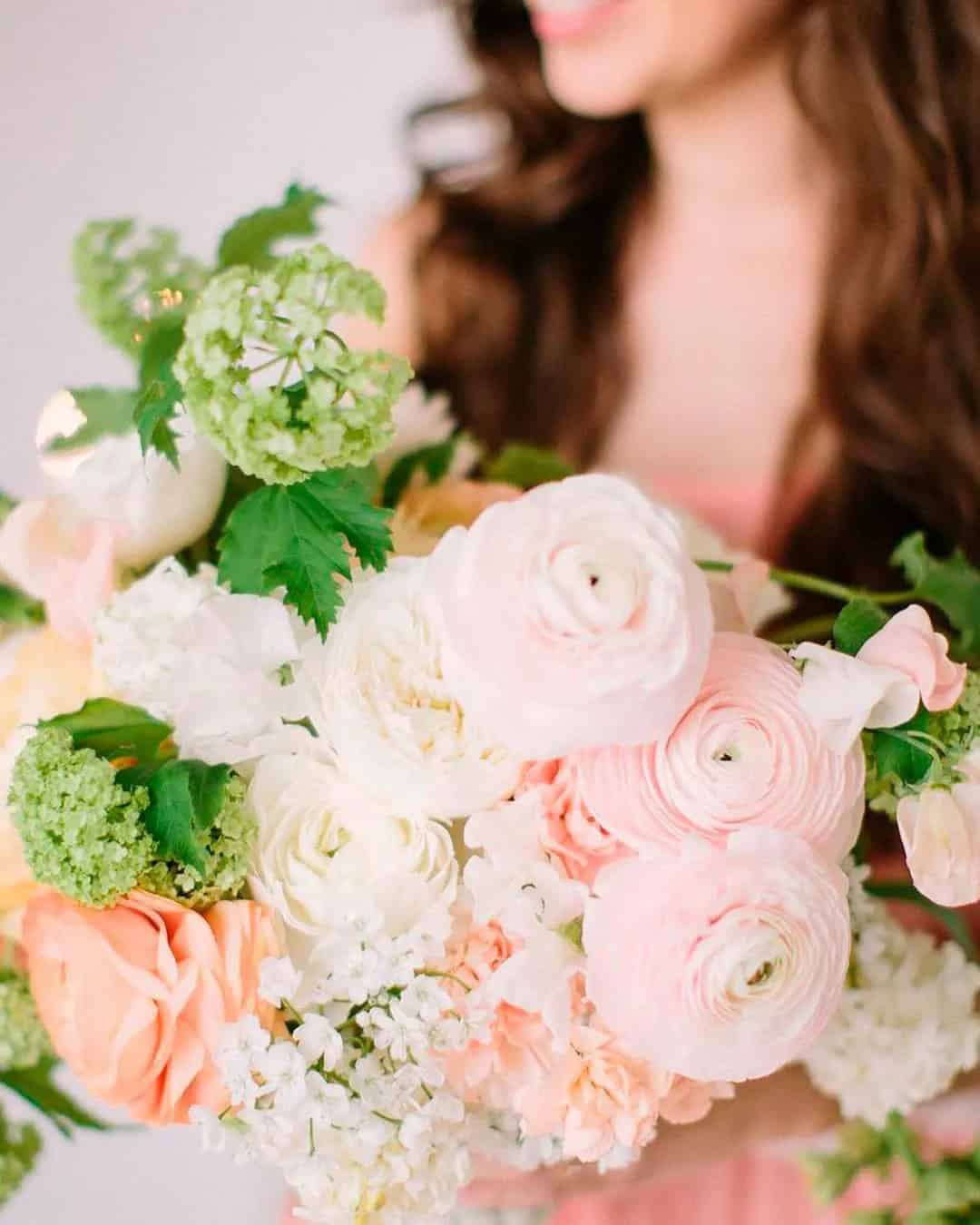 Pale Pink Summer Wedding Bouquets