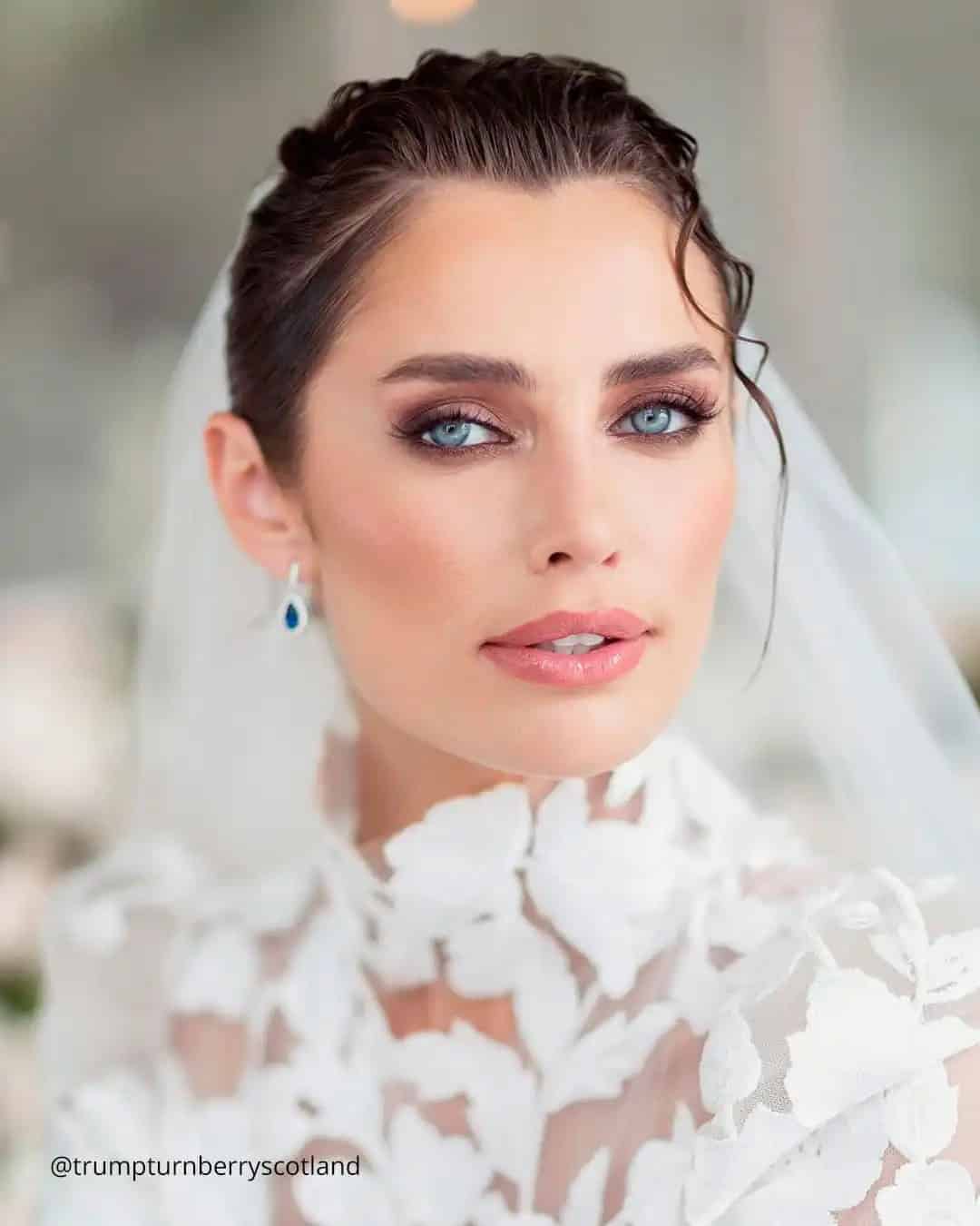 Blue Eyes Bridal Makeup