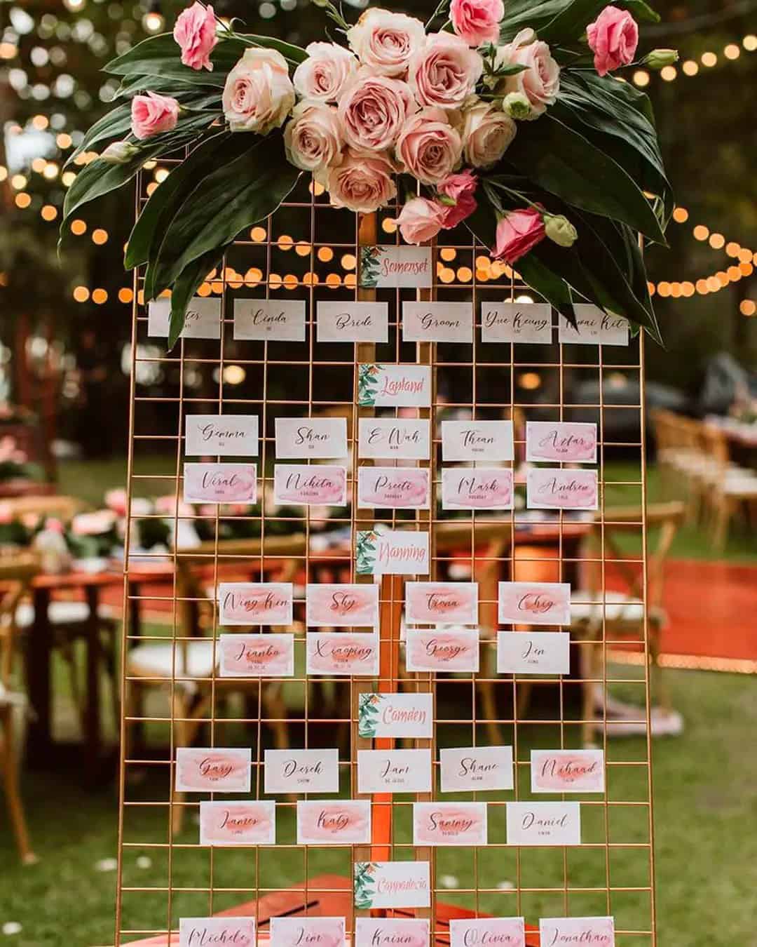 Tropical Table Setting Cart