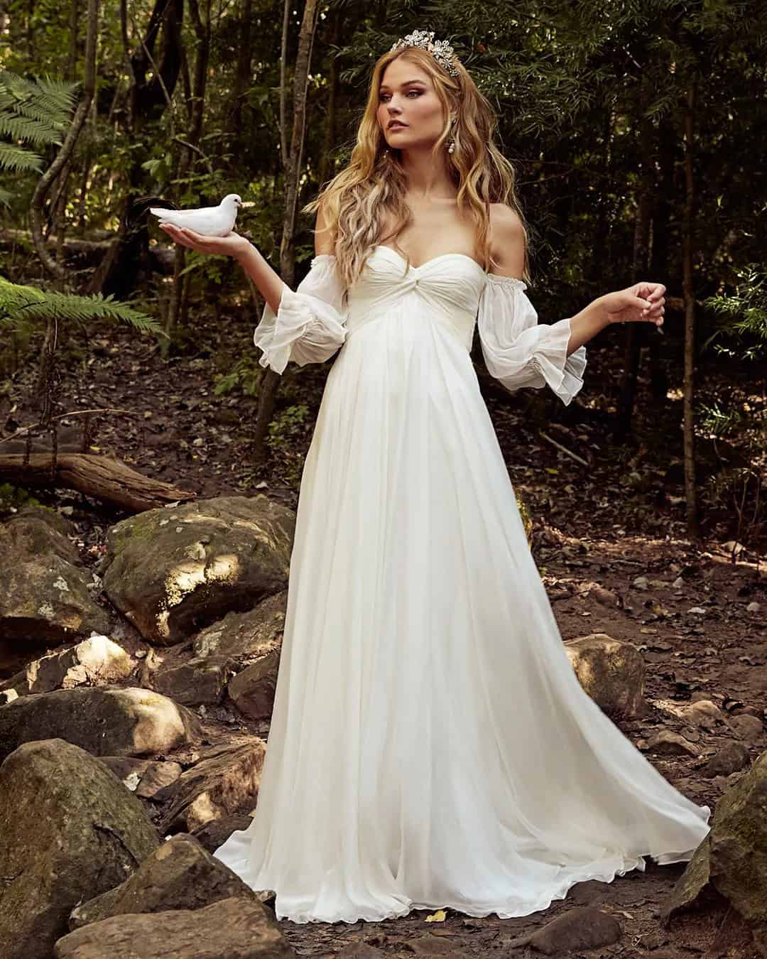 Simple Wedding Dresses Country Style