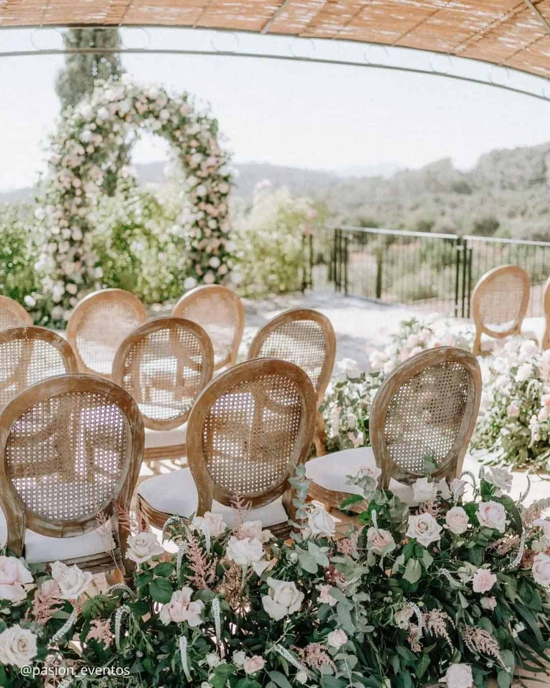 Rustic Wedding Decor Seating