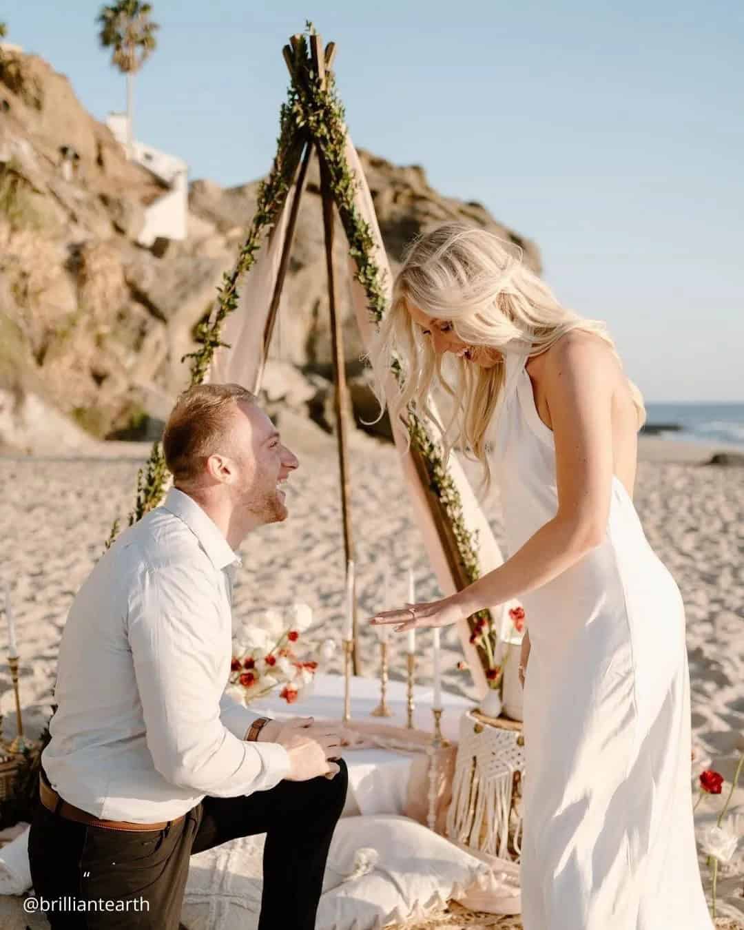 Beach Engagement Photos