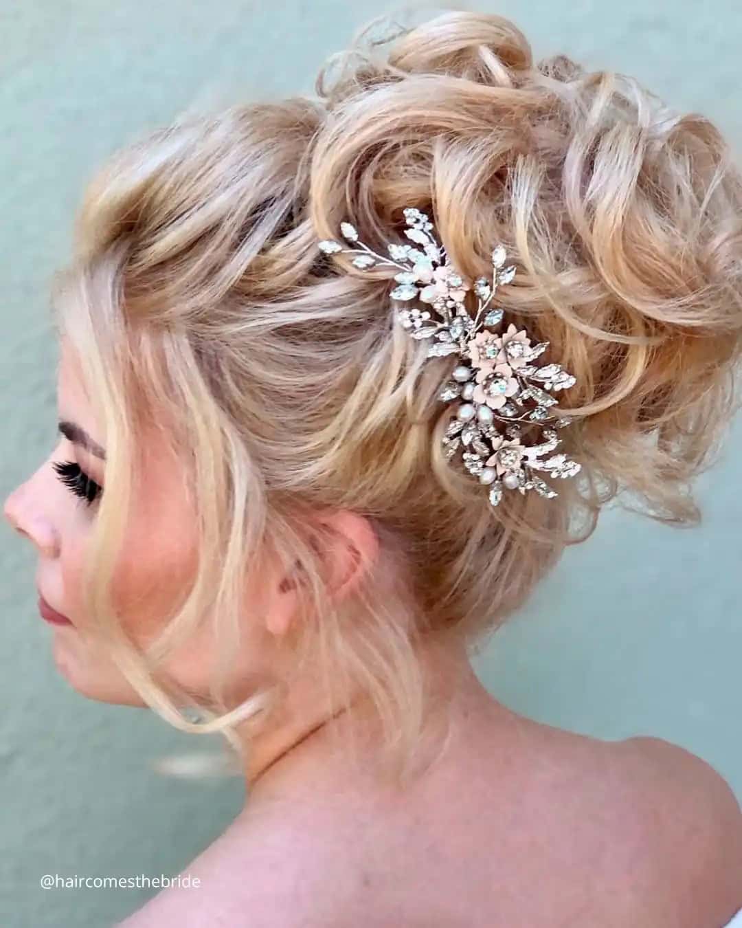 Wedding Updo Hairstyles For Curly Hair