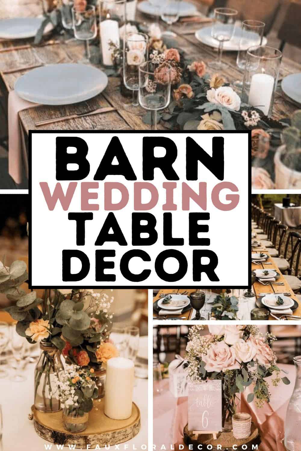 Barn wedding decor upgrades