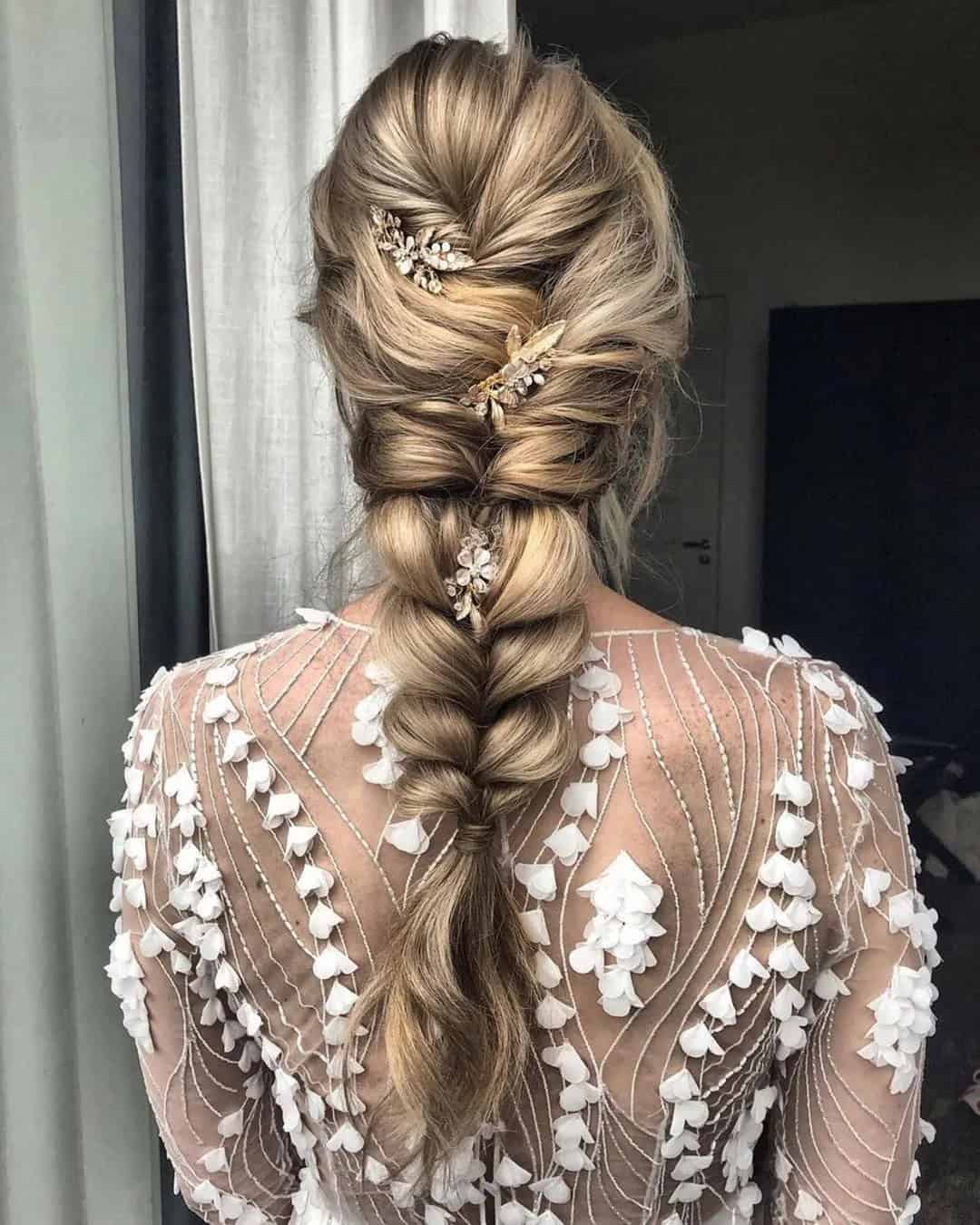 Simple Bridal Braids