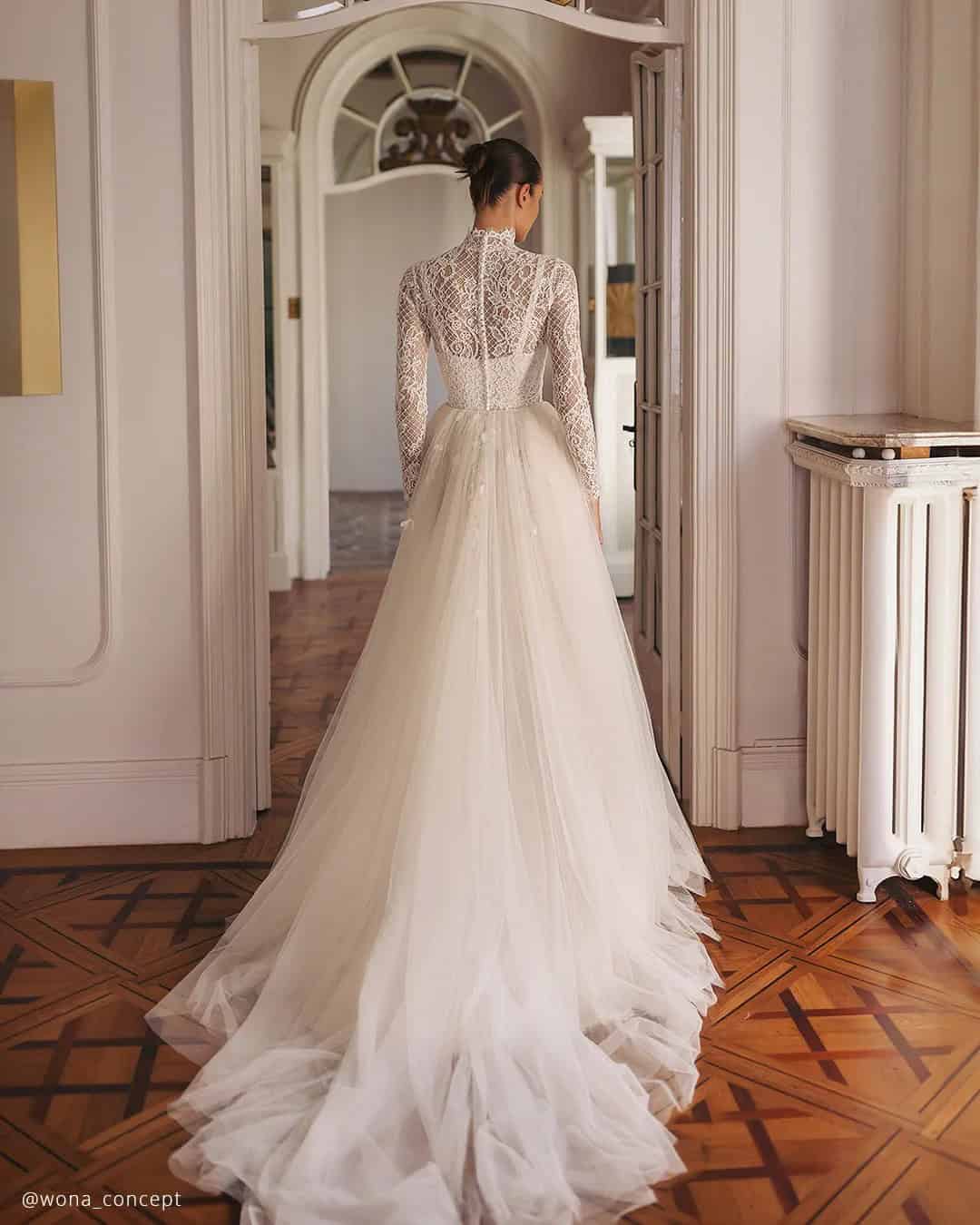 Long Sleeve Modest Wedding Dresses