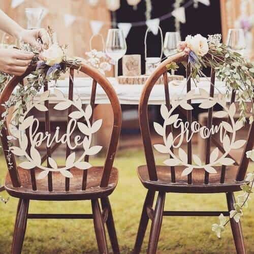 Reserved chairs