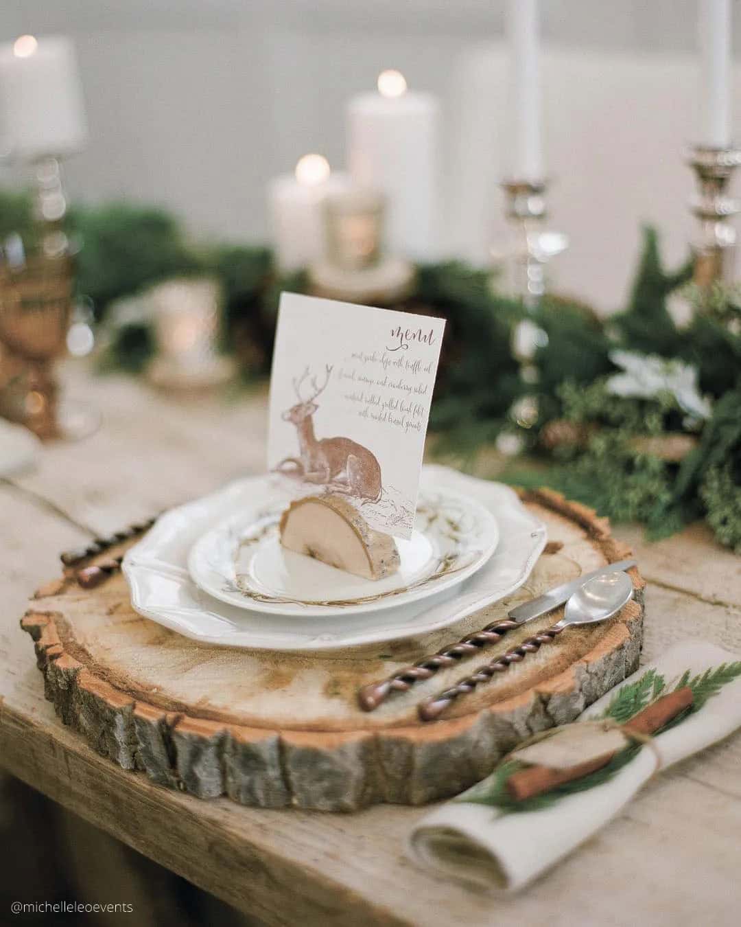 Wooden Slice Decor