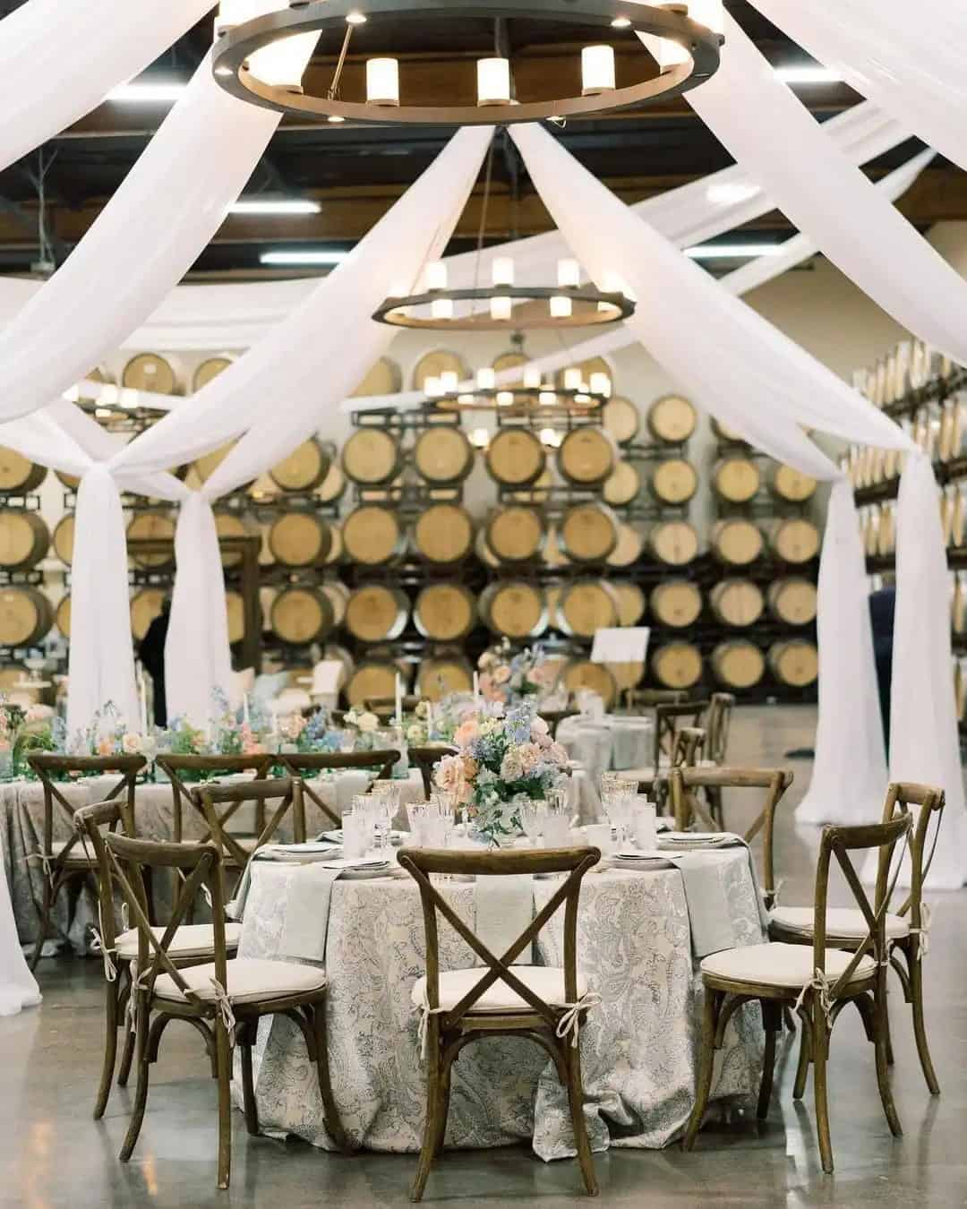 Ideal Backdrop For A Rustic Outdoor Wedding