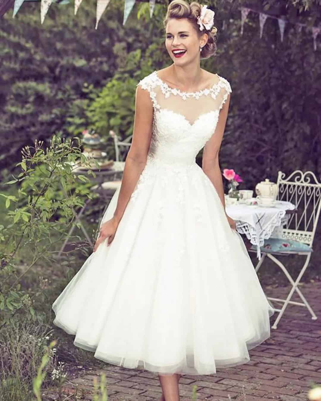 Best Tea Length Wedding Dresses