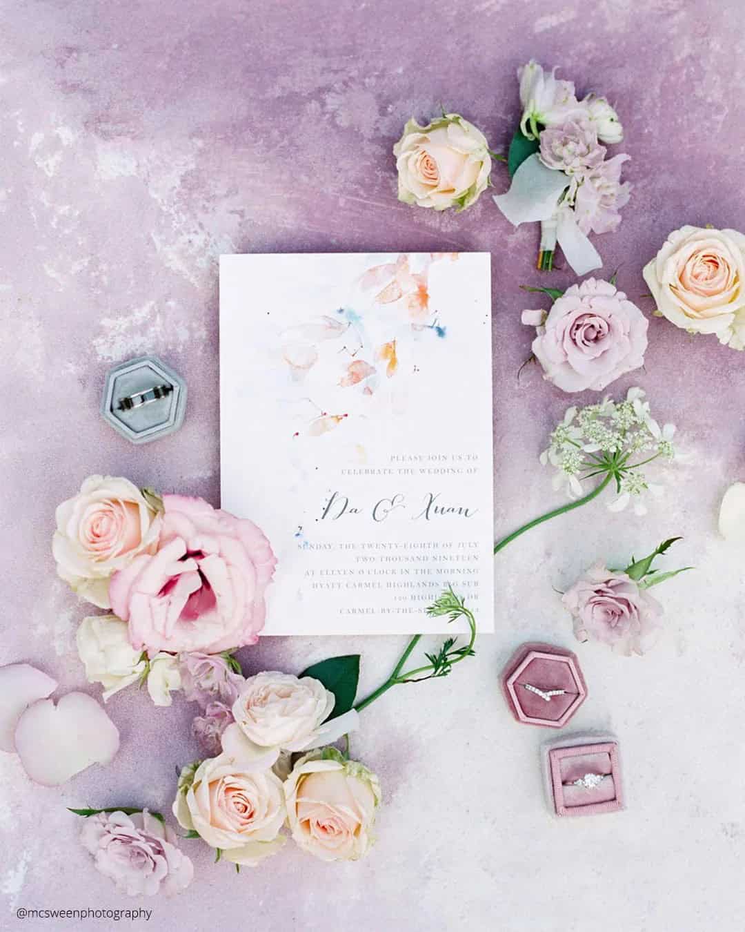 Spring Wedding Invitations