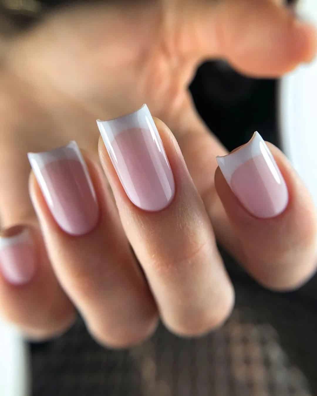 French Manicure For A Bridesmaid