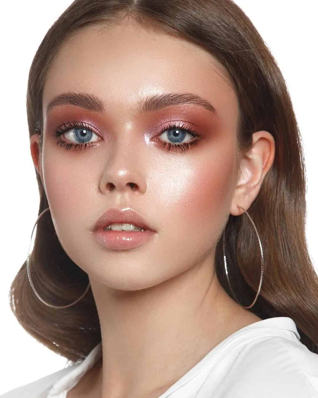 Tender Rosy Bridal Makeup Looks