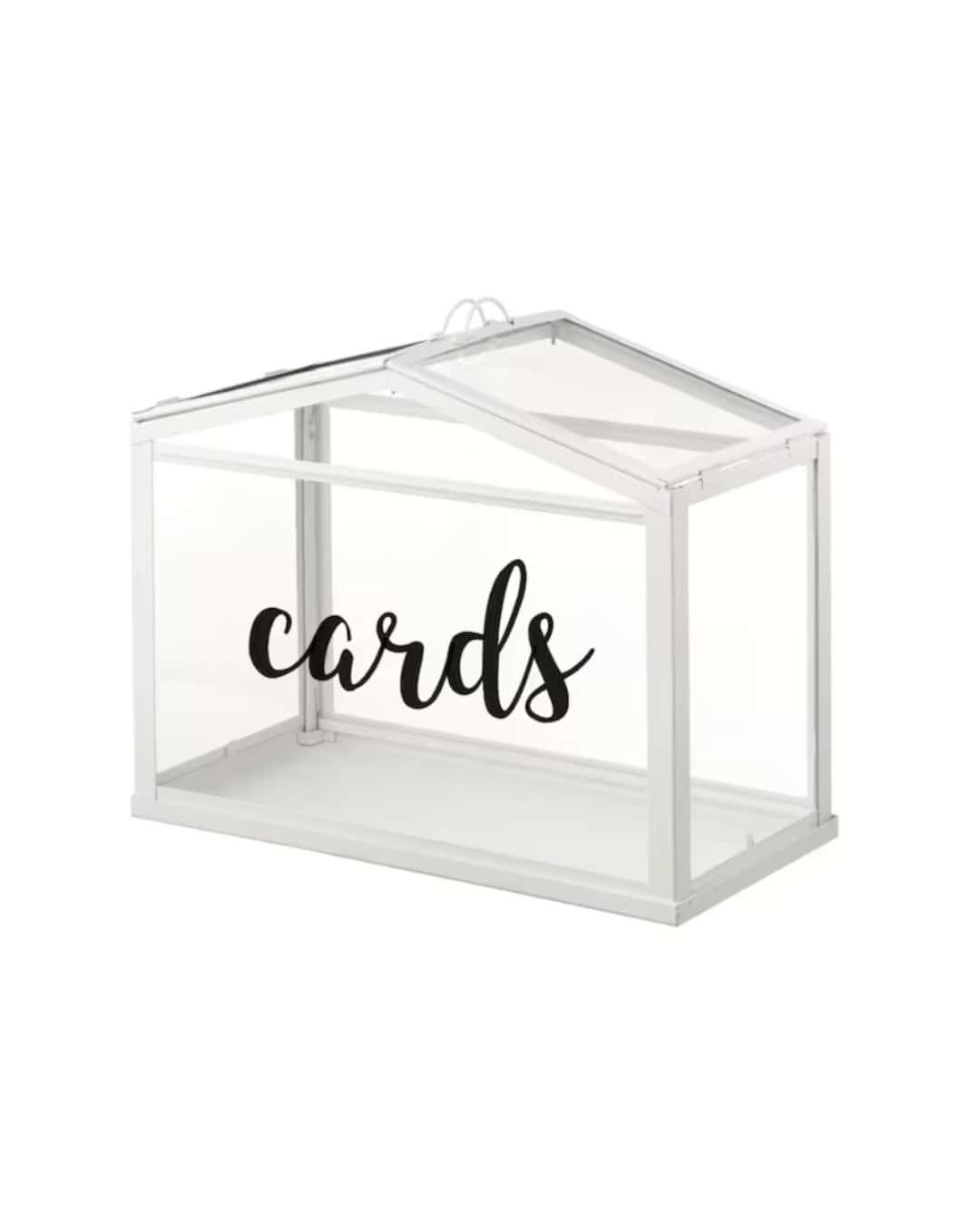 Acrylic wedding card box