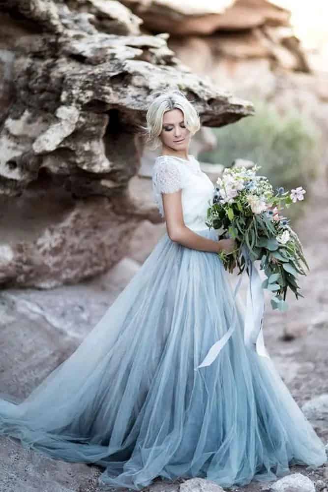 Blue Wedding Dresses